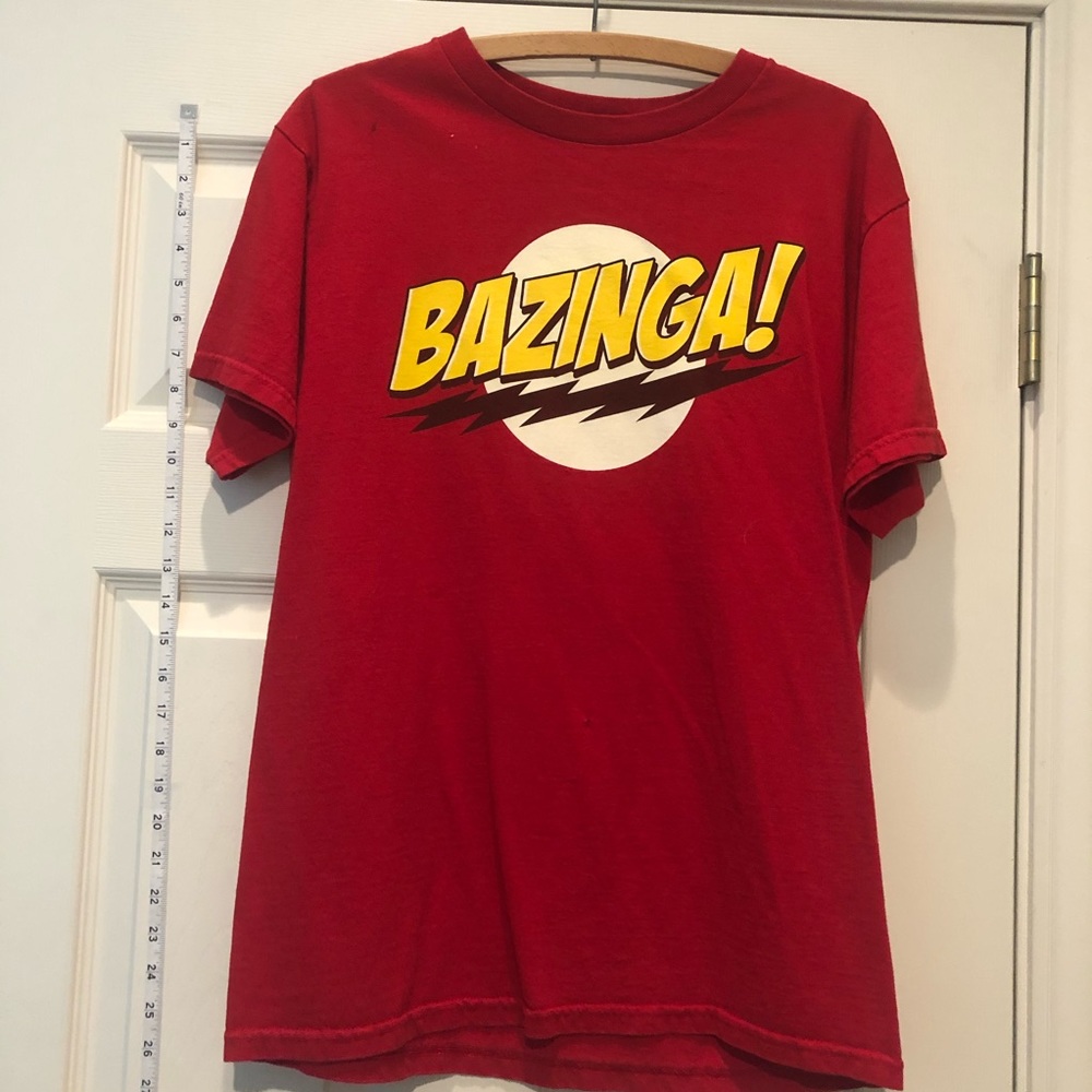 The Big Bang Theory “Bazinga” red T-shirt